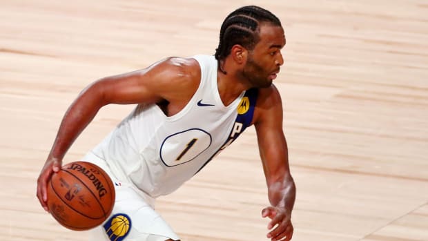 T.J. Warren with the Indiana Pacers